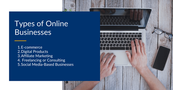 Types of online businesses