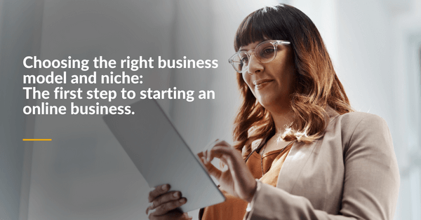 Choosing the right business model and niche