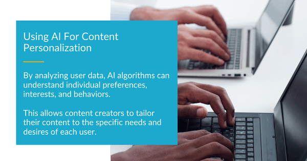 AI and content personalization