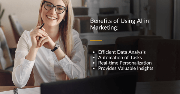 Benefits of using AI in marketing